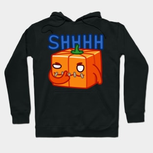 Square Pumpkin kept silent Hoodie